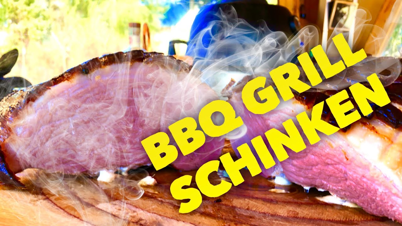 BBQ KRUSTENSCHINKEN mit Honig vom Grill --- Klaus grillt