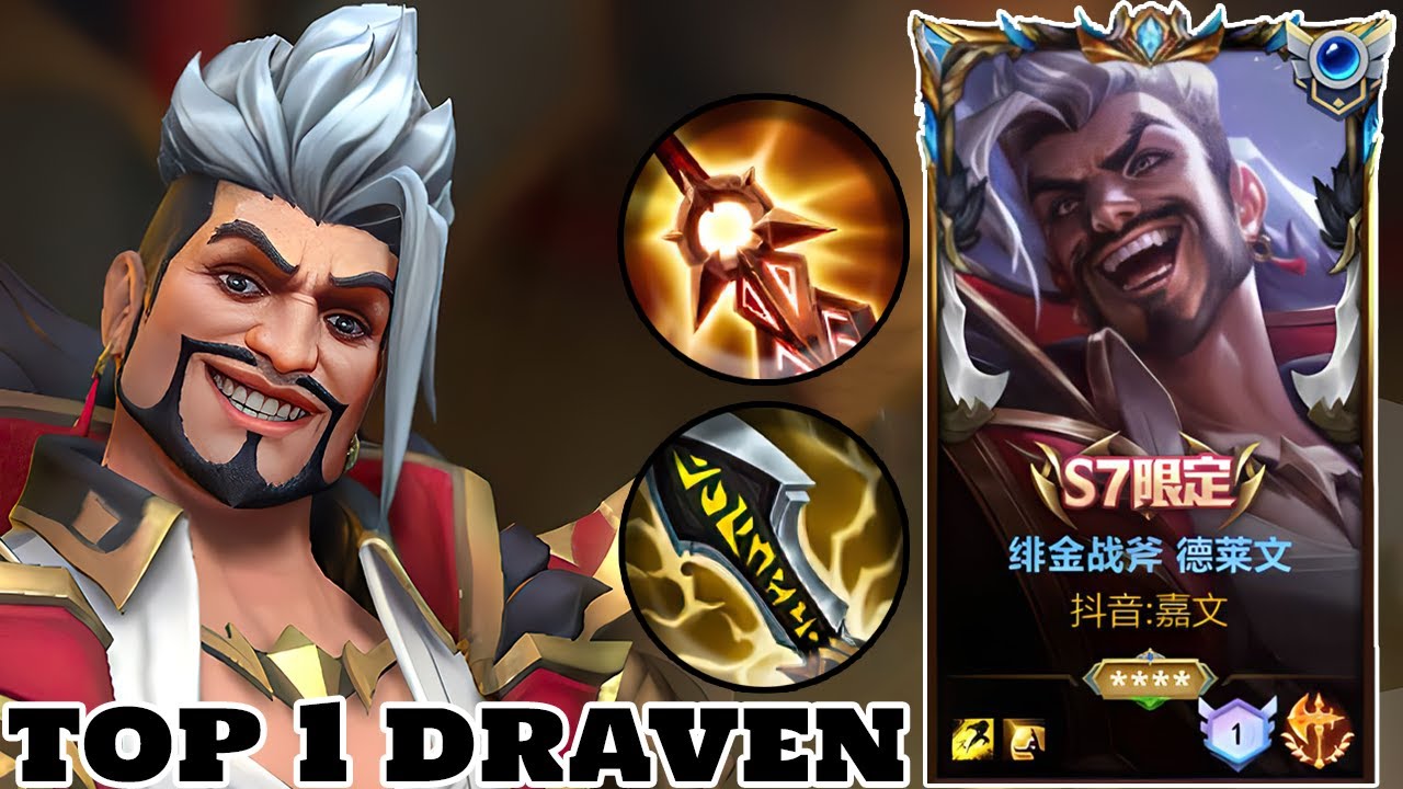 Wild Rift Draven - Top 1 Draven Gameplay Rank Challenger