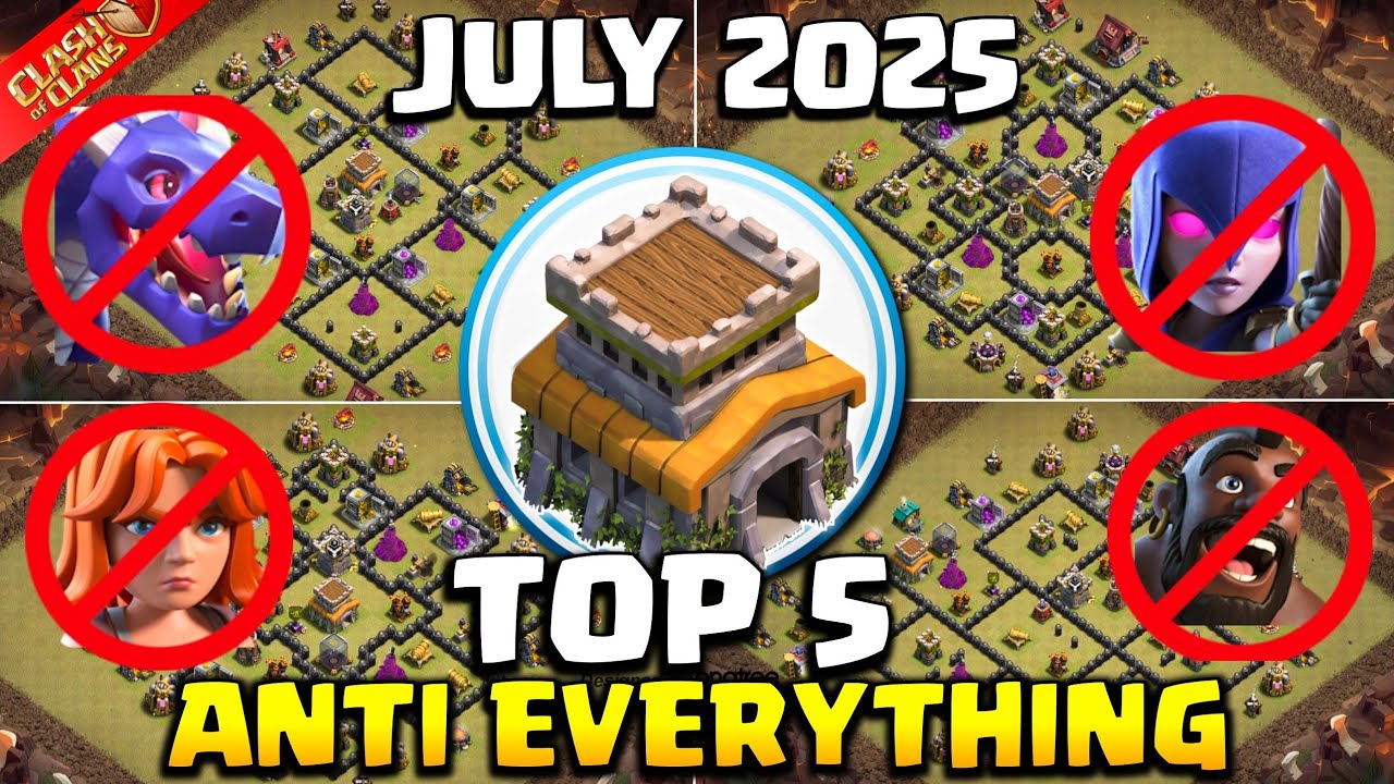 TOP 5! NEW BEST Town Hall 8 (TH8) Base Layout + Copy Link 2025 | TH8 WAR/CWL Base | Clash of Clans