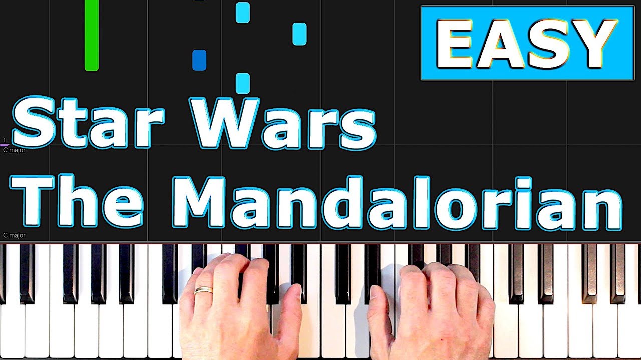 Star Wars: The Mandalorian Theme - Piano Tutorial EASY