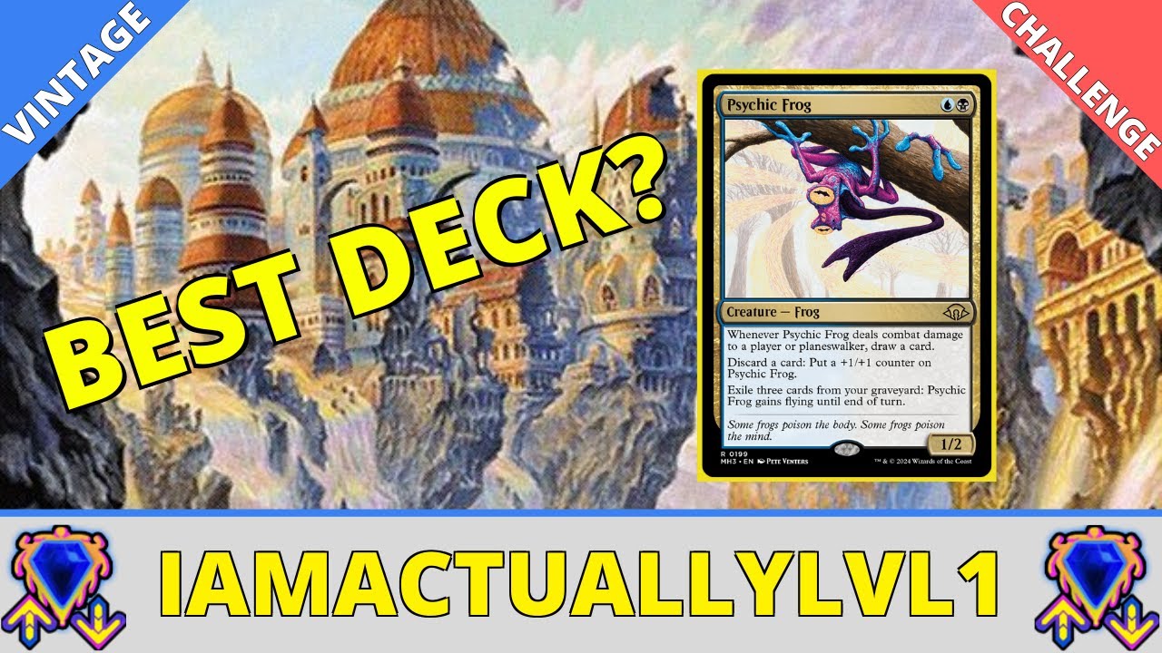 The BEST deck in Vintage - UB Lurrus Frog