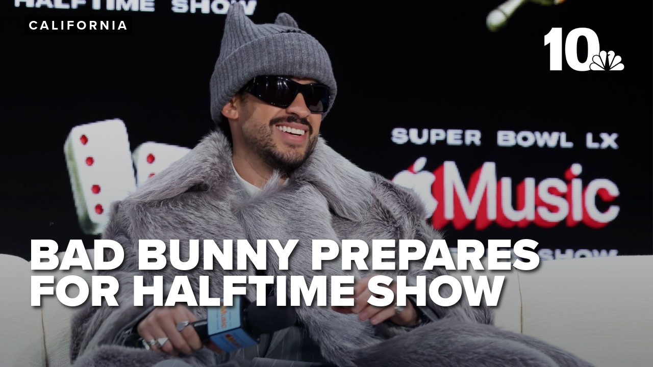 FULL INTERVIEW: Bad Bunny shares how he's preparing for his upcoming halftime performance