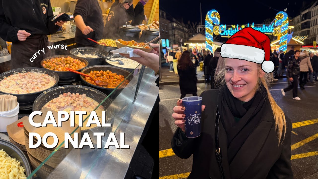 Visitei a cidade considerada a capital do natal na Europa 🎄✨ | Estrasburgo-França