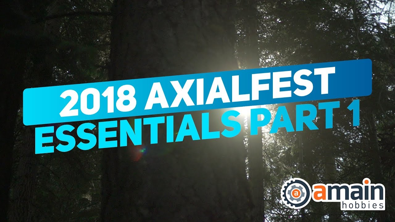 Axialfest Essentials Episode 1 - Personal Items