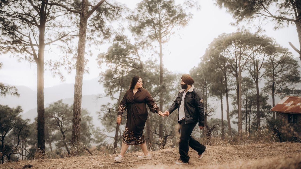 Pre Wedding Shoot 2026 | Manjot & Harleen  | Kasuali Himachal | 4K Video | Lens Media Photography