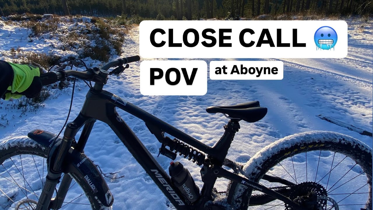 CLOSE CALL AT ABOYNE | SNOWY & ICY POV 🥶☠️