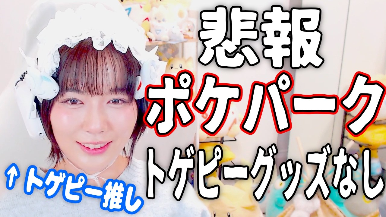 【悲報】ポケパークにトゲピーグッズがない【けんぴ。切り抜き】