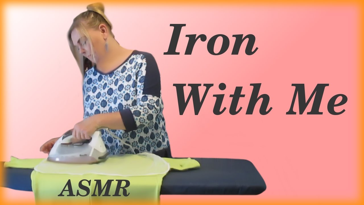 Steamy Ironing ~ Folding ~ Brushing  ASMR
