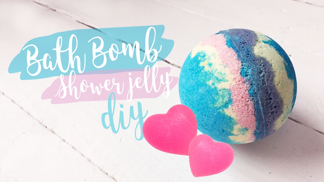 Bath Bomb & Shower Jelly | DIY | Valentýnská edice