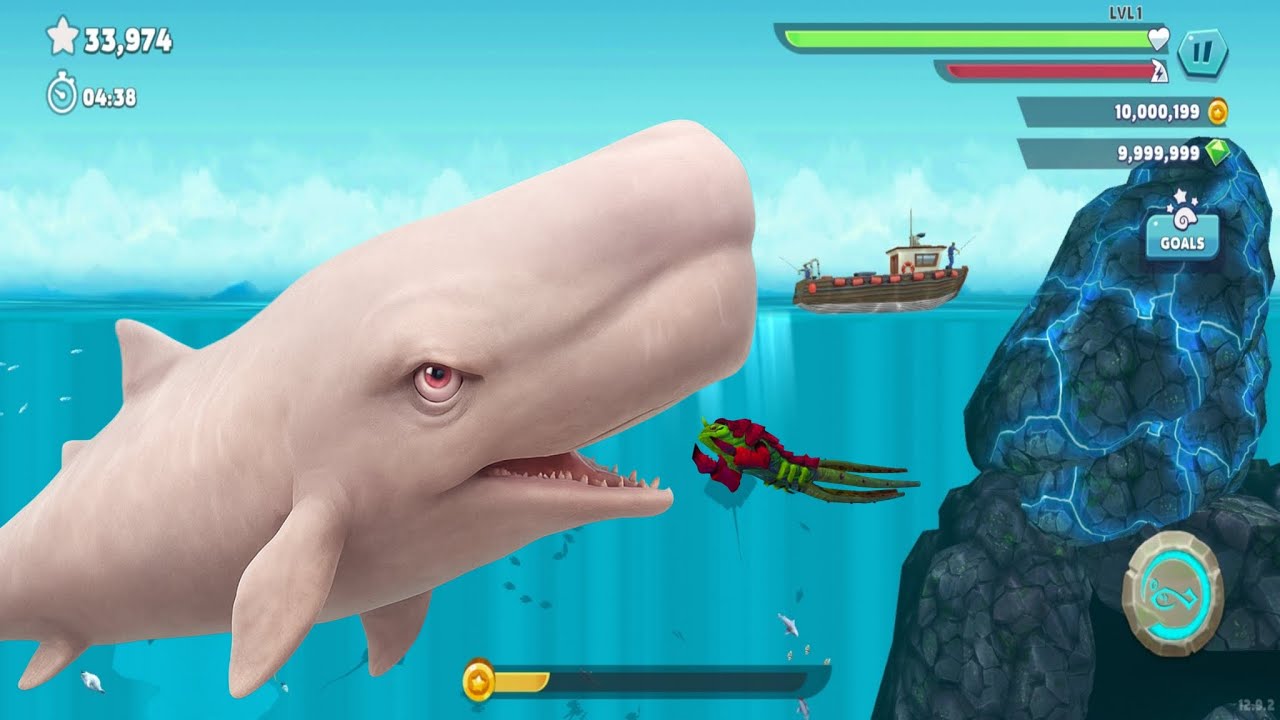 Hungry Shark Evolution - Moby Dick Vs Enemy Leviathan - All 29 Sharks Unlocked
