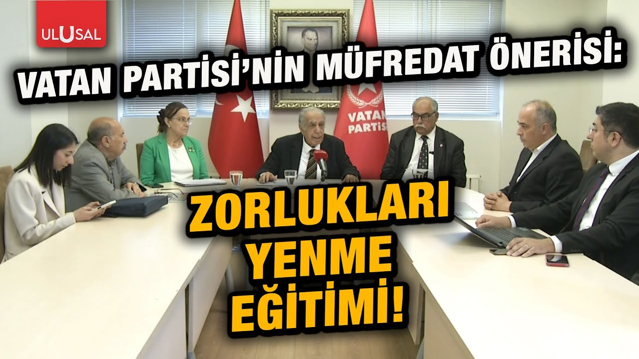 Vatan Partisi'nin yeni m&uuml;fredat &ouml;nerisi: Zorlukları yenme eğitimi! | Prof. Dr. Semih Koray