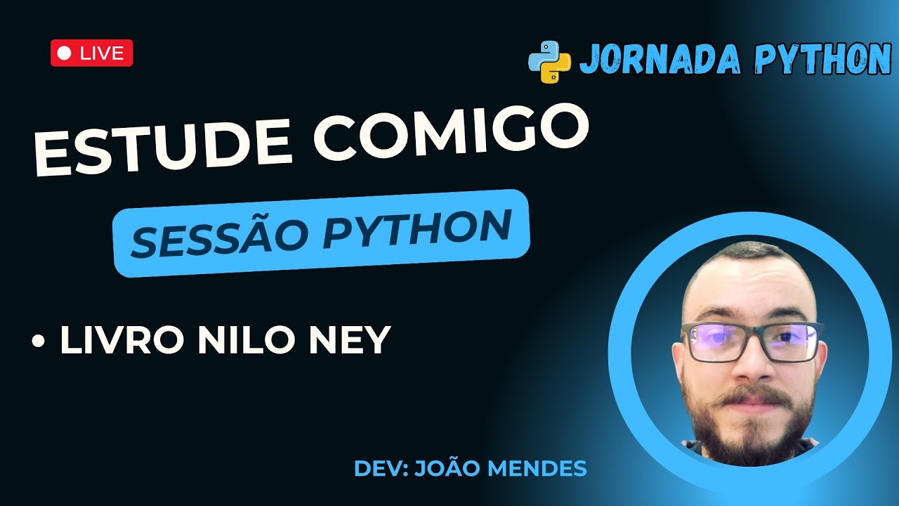 #13 - Jornada Python | Estude Comigo | Livro Nilo Ney