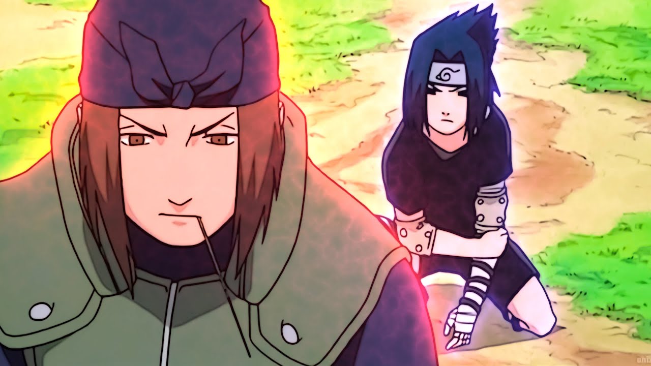 Genma Uses Hidden Jutsu To Save Sasuke From The Sand Village - English Sub