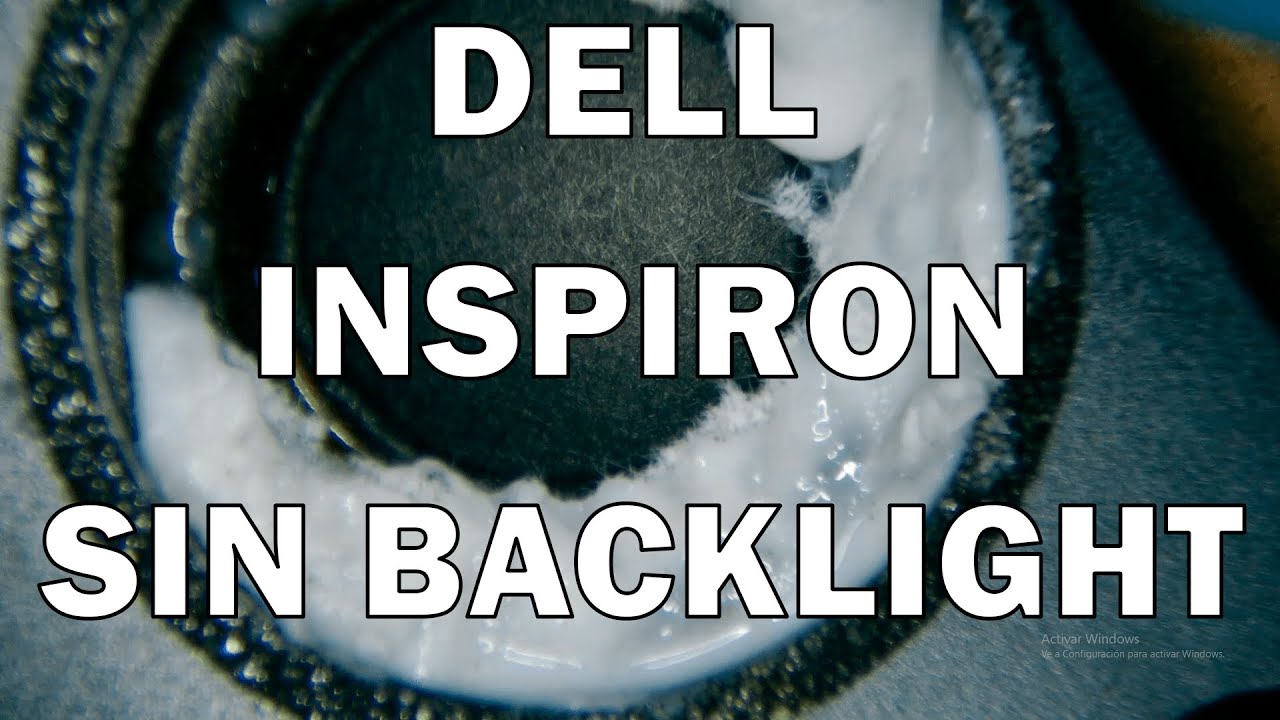 Dell Inspiron enciende sin iluminacion y reparamos un subwoofer.