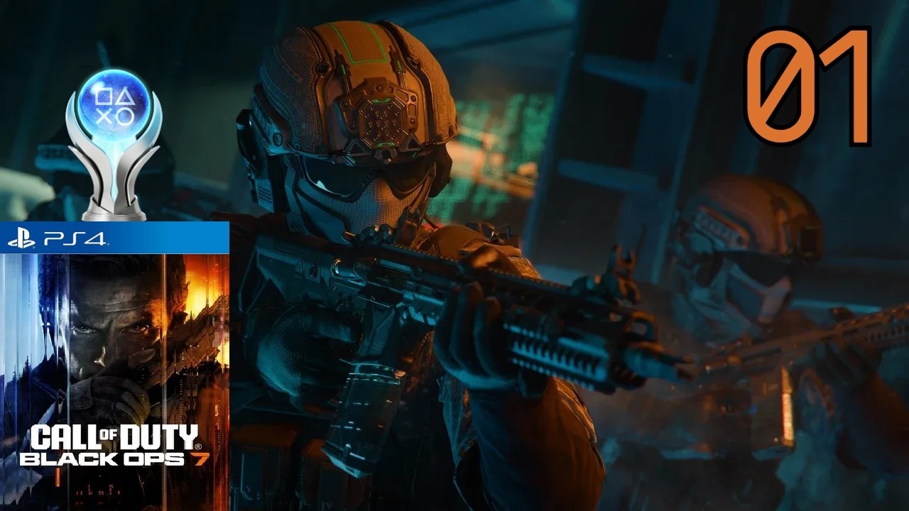 Call Of Duty Black Ops 7 100% Trophy Playthrough | PS4 | Episode 01