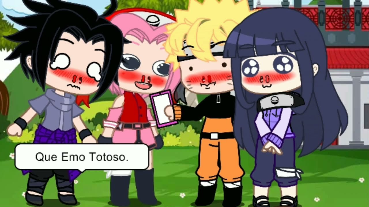 🍥NARUTO🍥 Oque tem nesse celular? {Naruhina 🍥 SasuSaku} Gacha Club