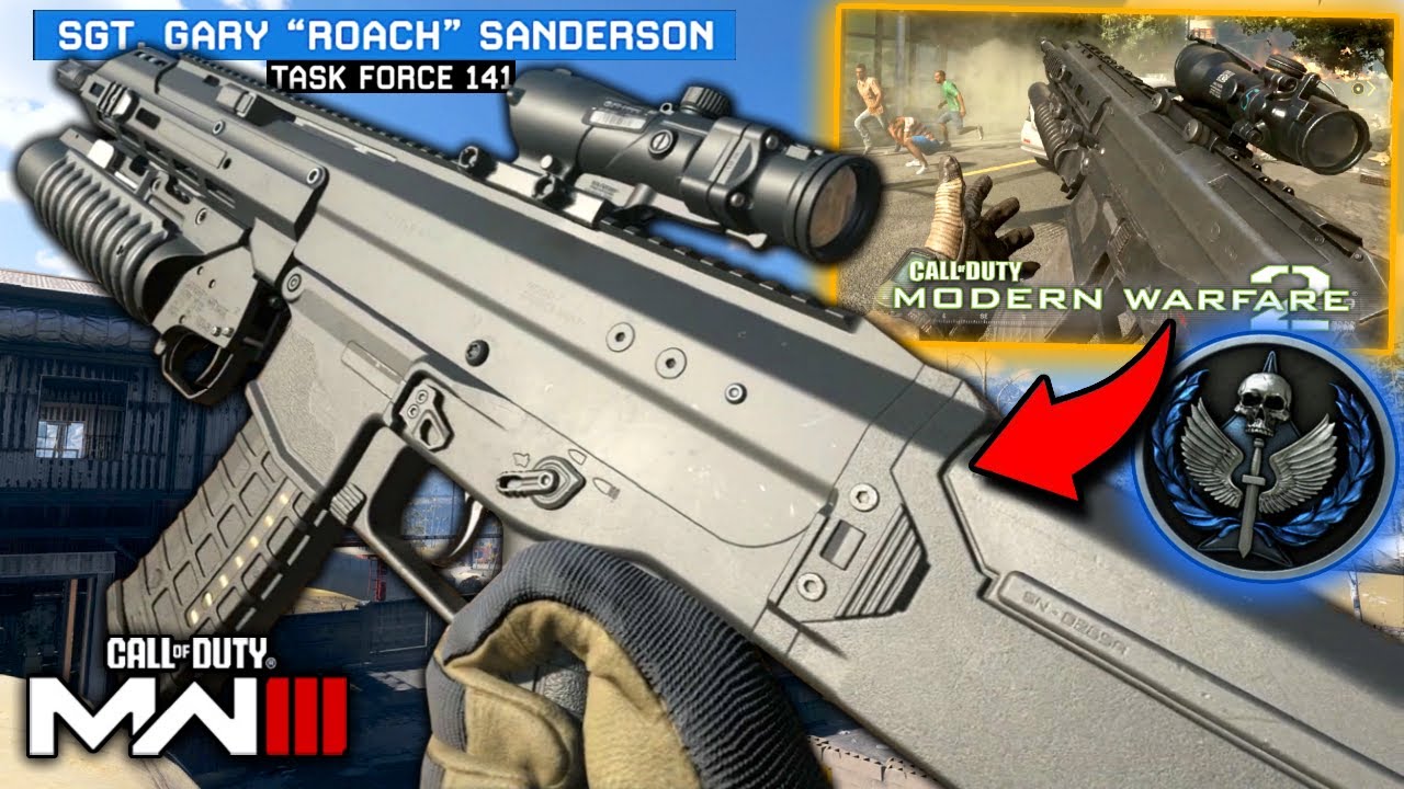 Sgt. Roach's ACR & M1014 Loadout from MW2 OG Takedown Mission - Modern Warfare 3 Gameplay