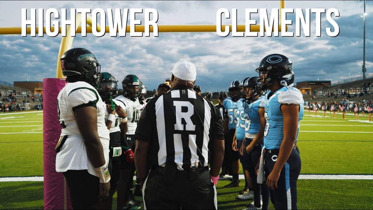 The Best Of Texas 6A Football 🔥| FB Hightower vs FB Clements | Hard Nose 