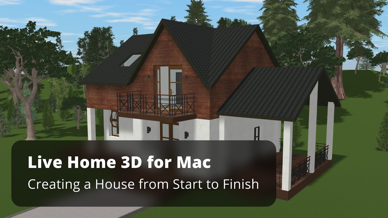 Создание дома от начала и до конца – Видеоуроки для Live Home 3D для Mac