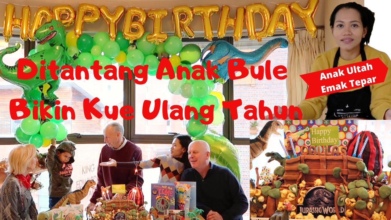 Ditantang Anak Bule Bikin Kue Ulang Tahun | Cara Membuat Kue Ulang Tahun