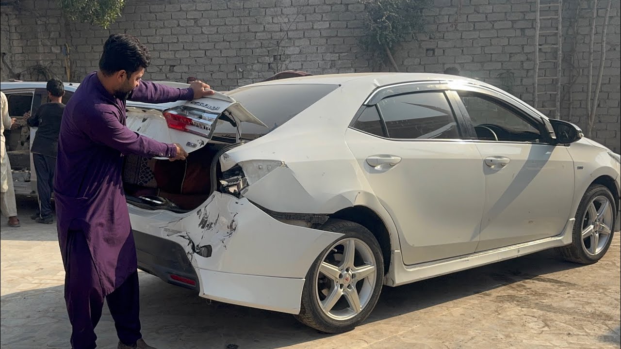 Toyota Corolla Rear Accident Repair | Complete Denting & Painting Restoration