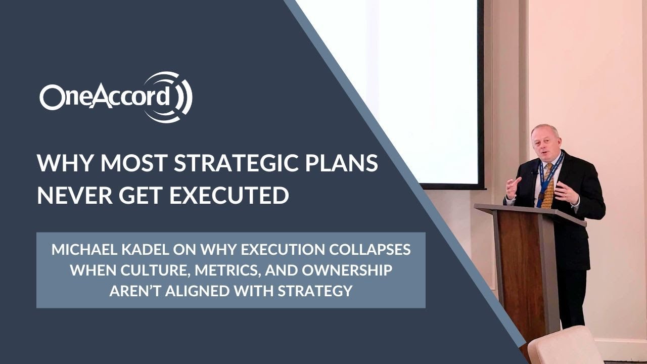 Why Strategic Plans Fail | Execution Breaks When Culture, Metrics, and Ownership Aren’t Aligned