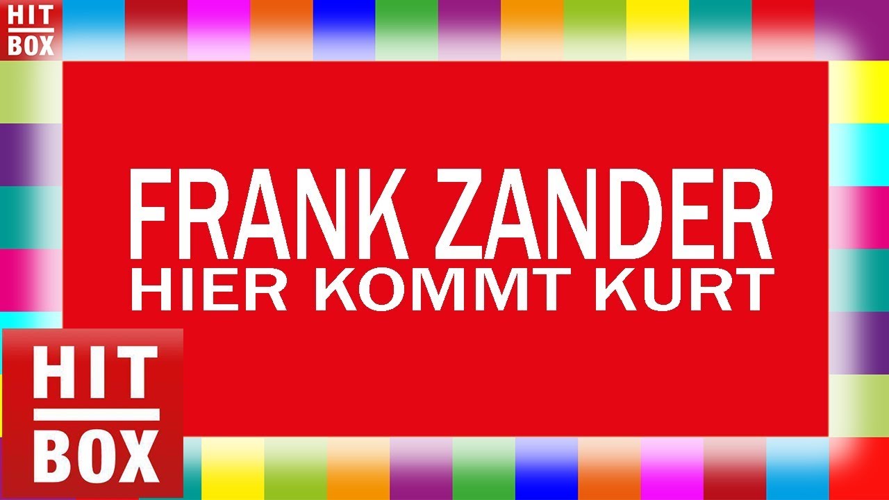 FRANK ZANDER - Hier kommt Kurt 'HITBOX Lyrics Karaoke'