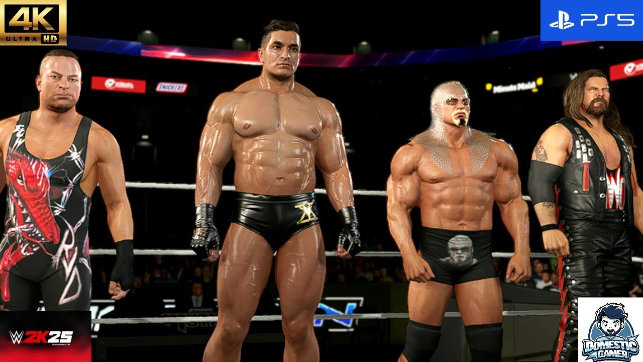 🏆 Team WWE vs Mutiny Full-Length Gameplay Scott Steiner, RVD, Nash vs Punk, Owens, Bayley 🎮💣