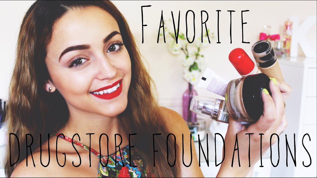My TOP 5 Favorite Drugstore Foundations!