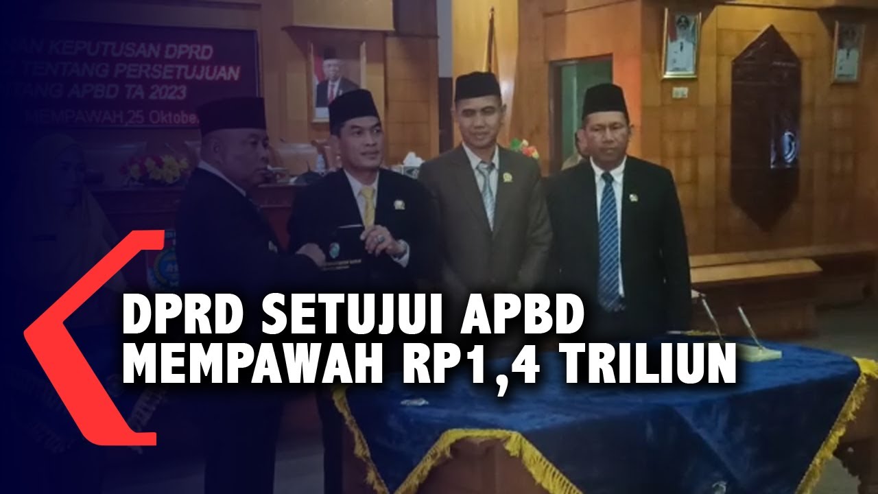 APBD Tahun 2023 Mempawah Disahkan Sebesar Rp1,4 Triliun