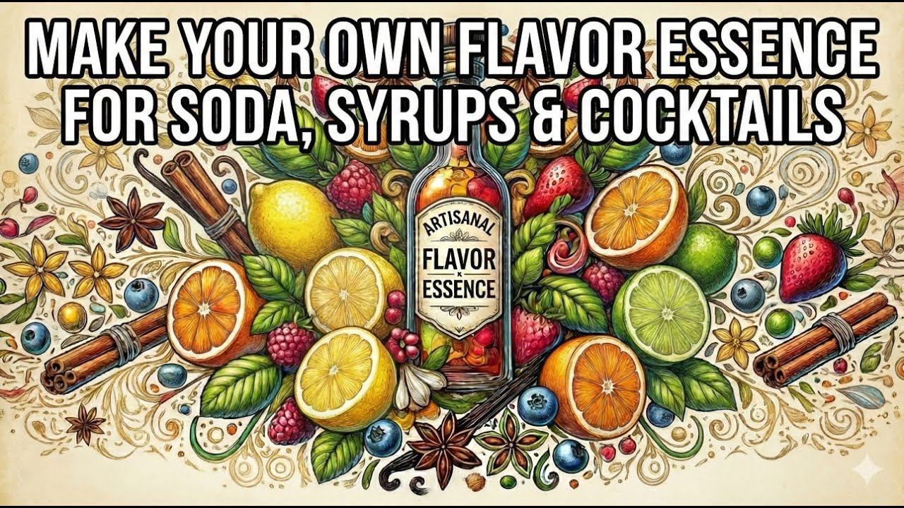 How to Make a Flavour Essence for Soda Syrup and Cocktails