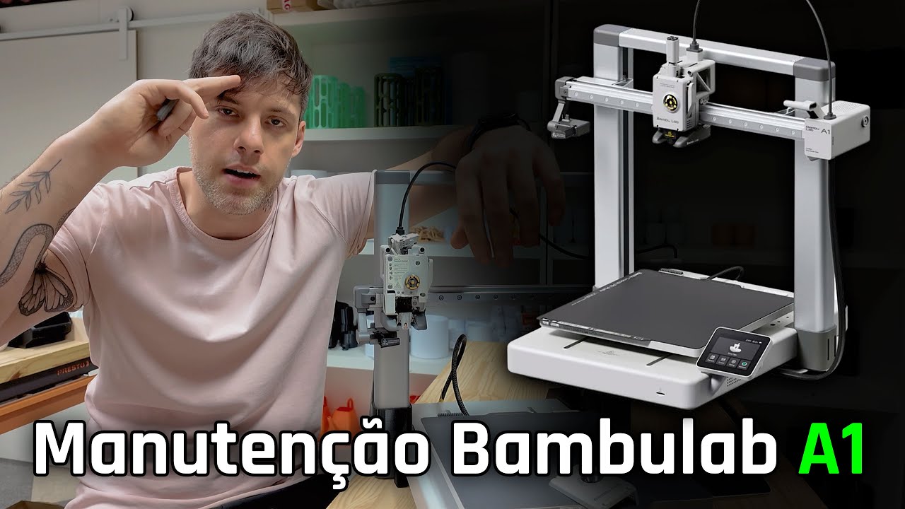 Manutenção em 5 minutos Bambu Lab A1 - Print Farm Vlog #003