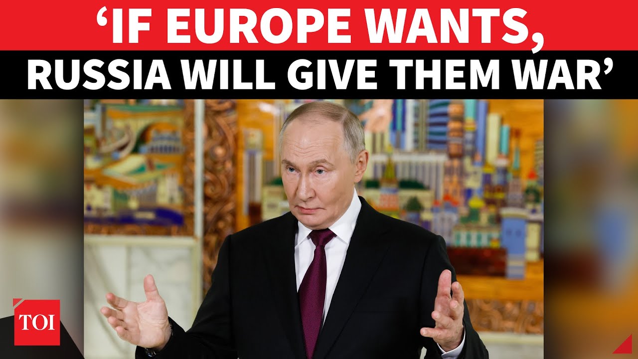 Putin Tells Europe 'WE'RE READY FOR WAR'; Destroys EU Leaders For ‘Sabotaging’ Trump’s Peace Plan