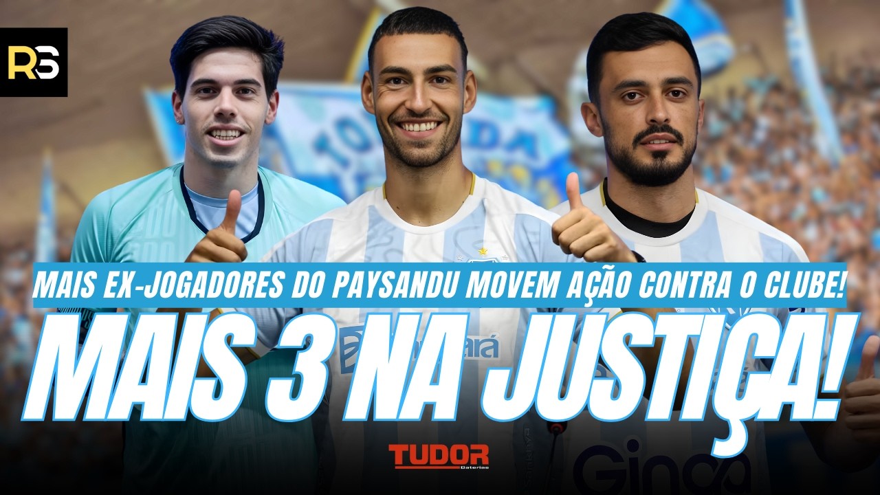 🚨🐺 MAIS 3 NA JUSTIÇA! Atletas acionam o Paysandu na Justiça Trabalhista!