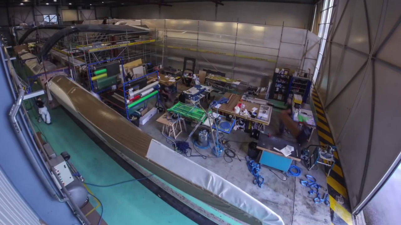 VANNES  | ⛵ Sodebo Ultim 3 Timelapse fabrication - VANNES T&eacute;l&eacute;