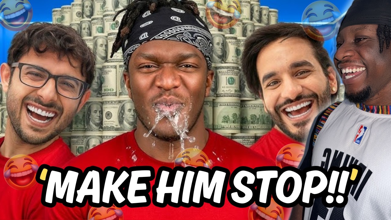 Reacting to Make Us Laugh, Win $1,000: INDIA EDITION (ft. CarryMinati & Abhishek Malhan). By KSI
