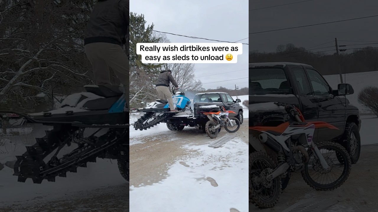 2020 summit 850 & 2024 KTM 450 sx-f #ktm #skidoo #summit #sxf #850 #450 #snowmobile #dirtbike