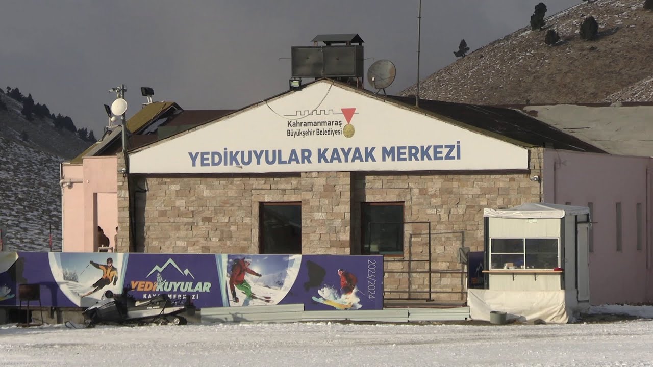 YEDİKUYULAR KAYAK MERKEZİ'NE ZİYARETÇİ AKINI