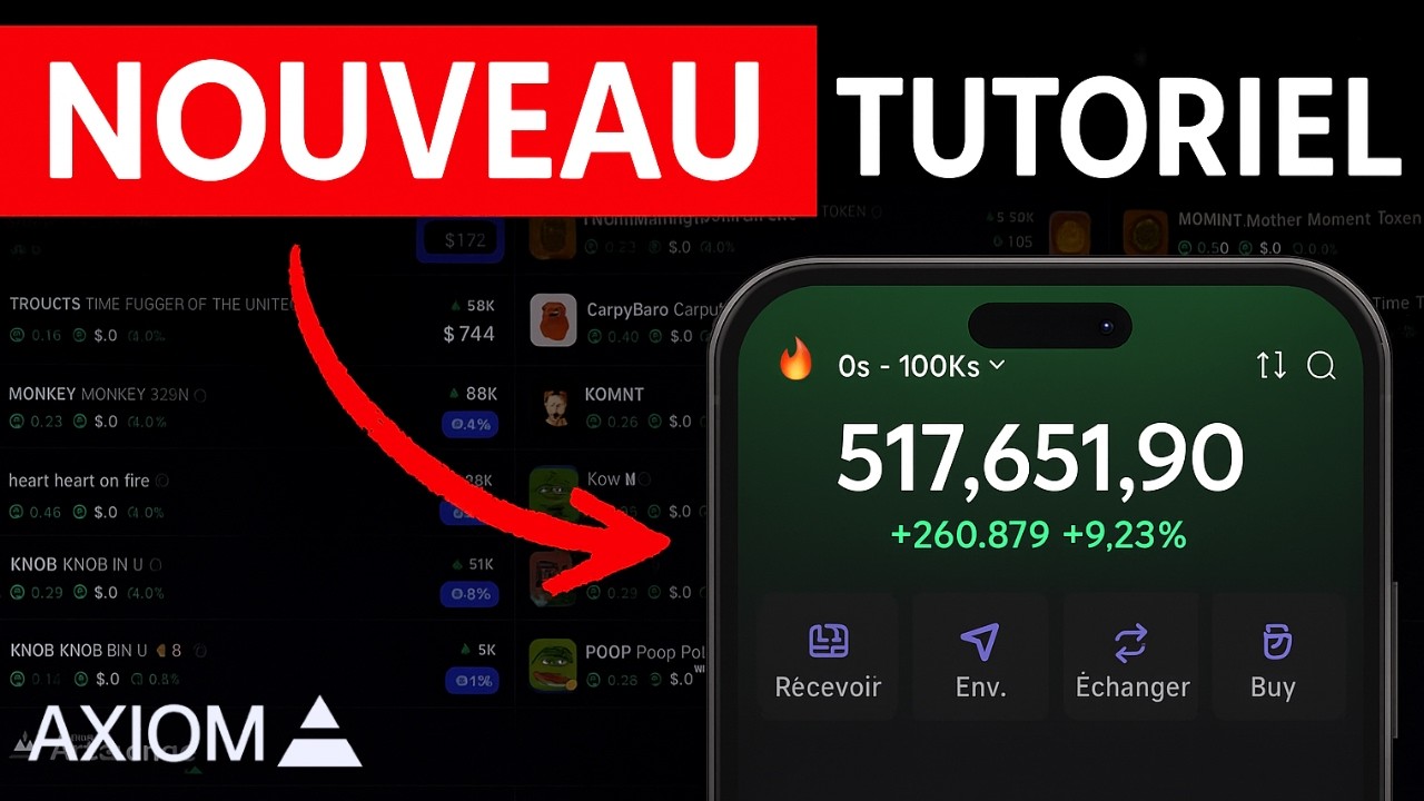Comment GAGNER 1000&euro; avec les MEMECOINS (Guide Complet Axiom Pro)