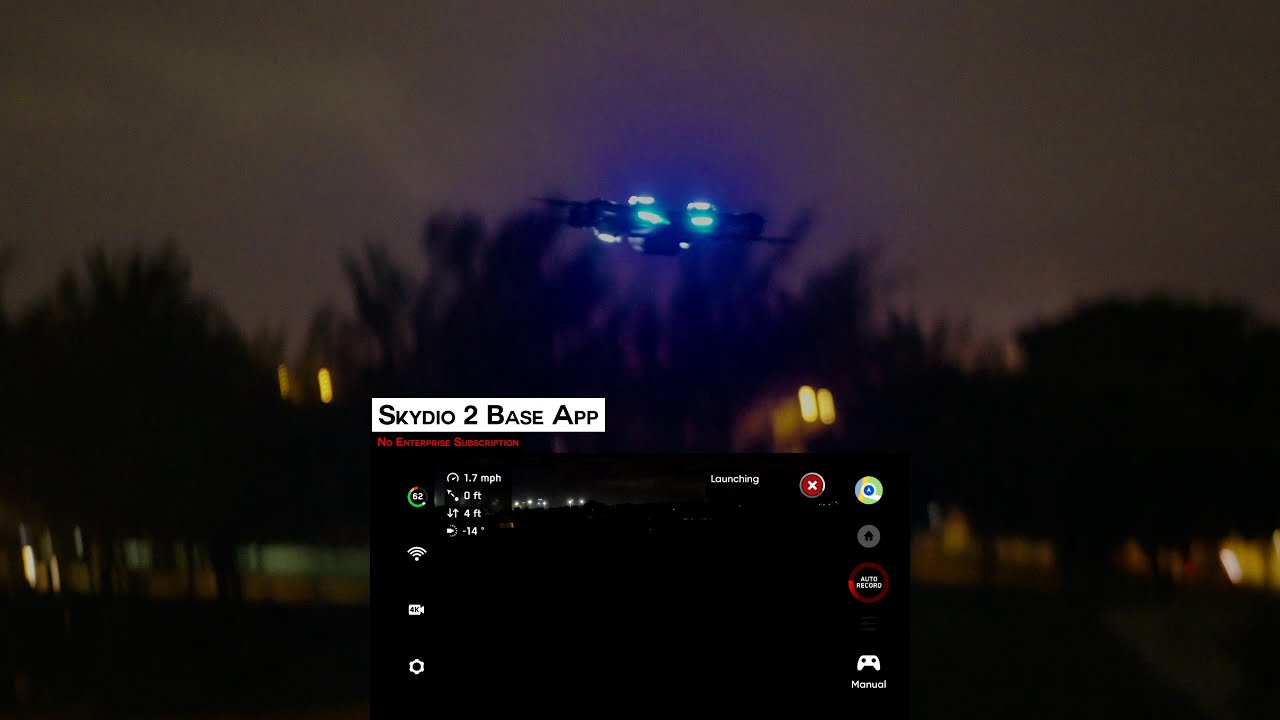 Skydio 2: Night Flying for (almost) Free, Part 1.5