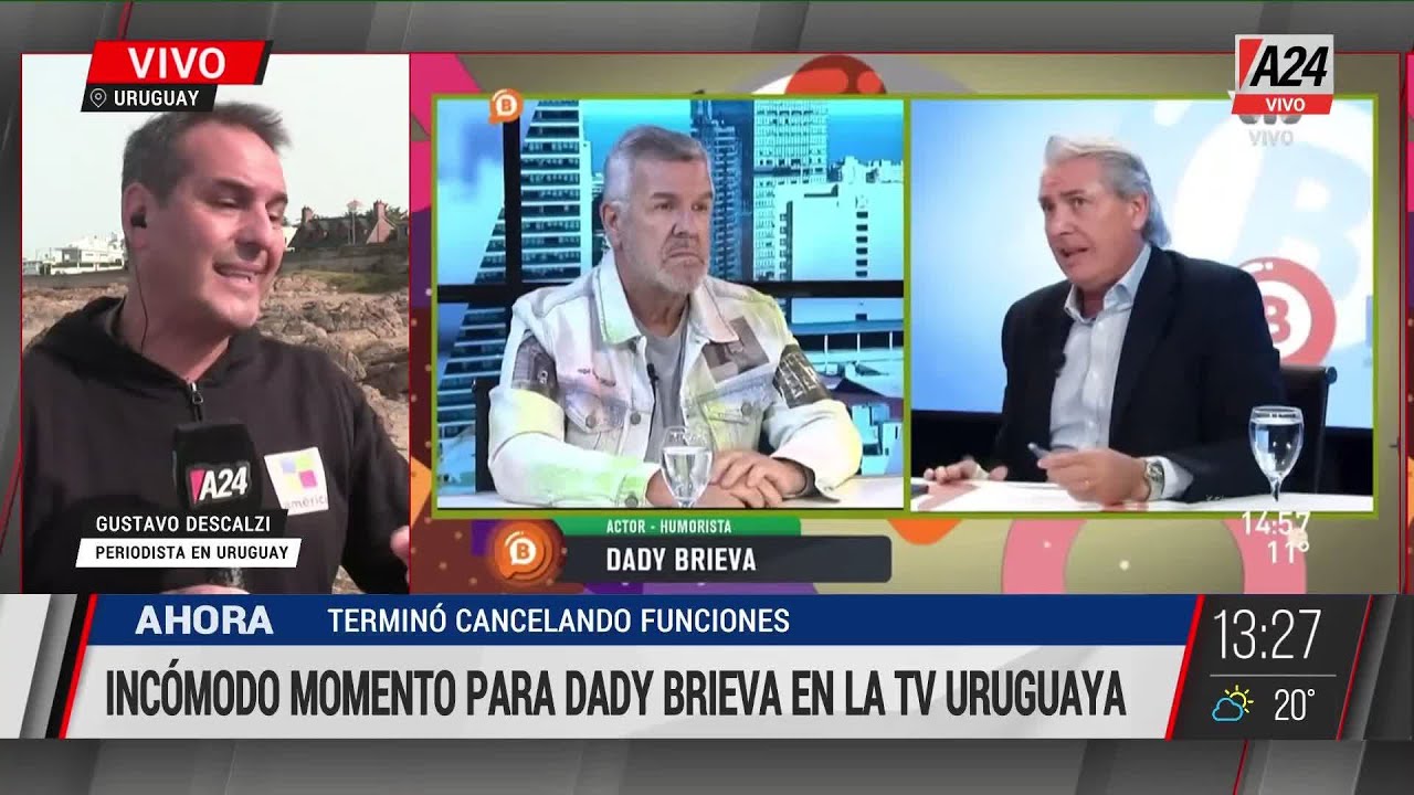 ✋ Incómodo momento para Dady Brieva en la tv uruguaya