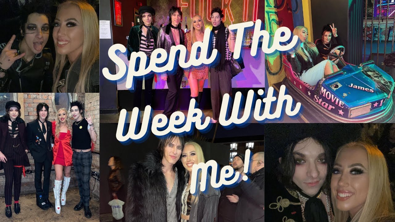 SPEND THE WEEK WITH ME | PALAYE ROYALE, JUNKYARD GOLF, GLASGOW, MANCHESTER, LPOOL & NOTTINGHAM VLOG