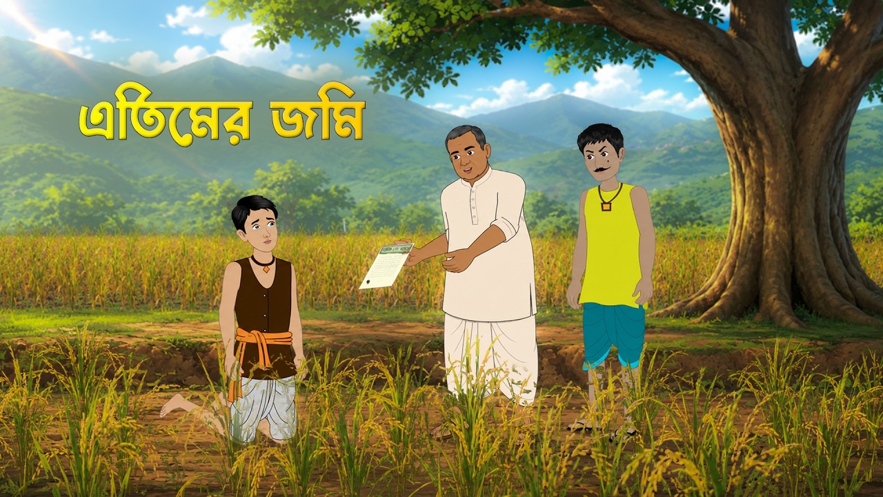 এতিমের জমি | Etimer Jomi | Bengali Village Drama | Bangla Cartoon Story | Dhadha Point