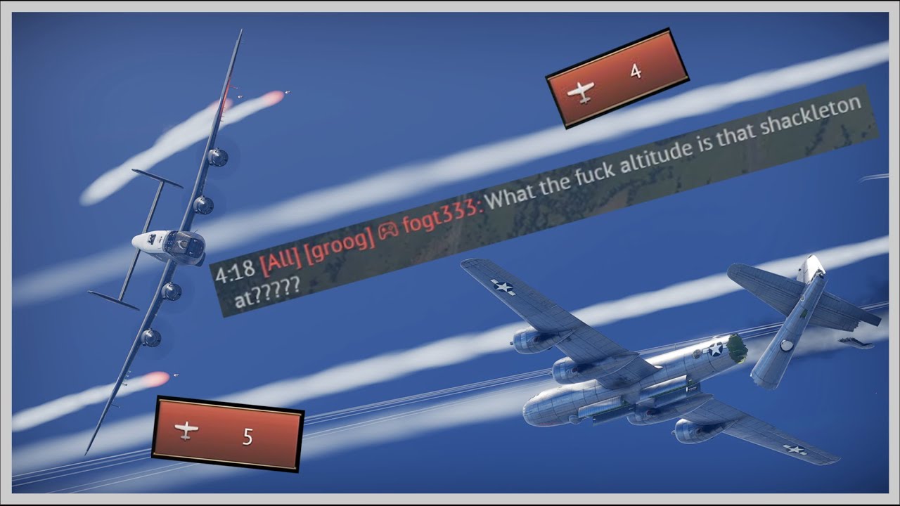 [War Thunder] - Straight Up 𝐒𝐇𝐀𝐂𝐊𝐈𝐍𝐆 𝐈𝐓 In The Shackleton