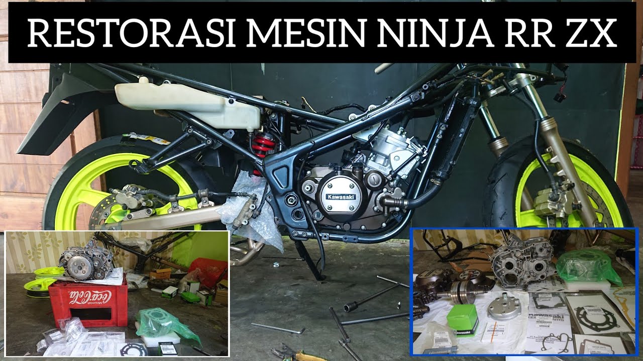 Rakit Mesin Ninja 150 Restorasi Mesin Ninja RR 150 CBU