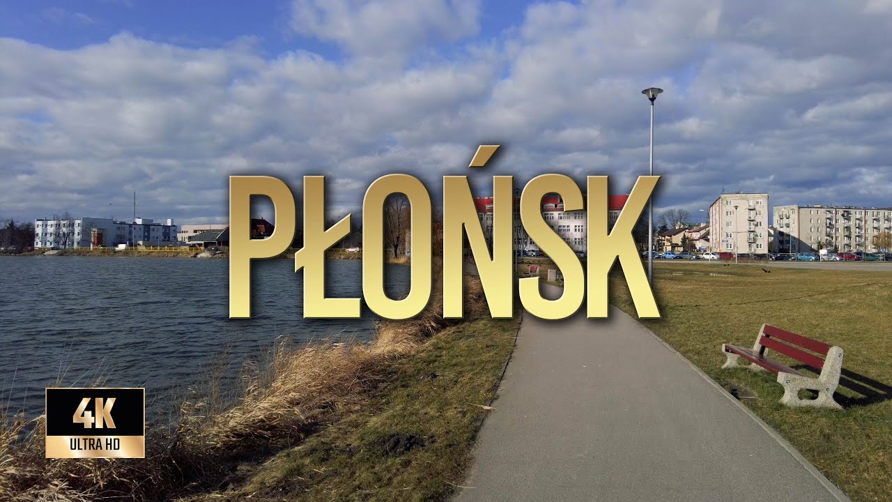 Płońsk | Zima 2022 | Spacer po Płońsku | Binaural Audio 🎧 [4k]