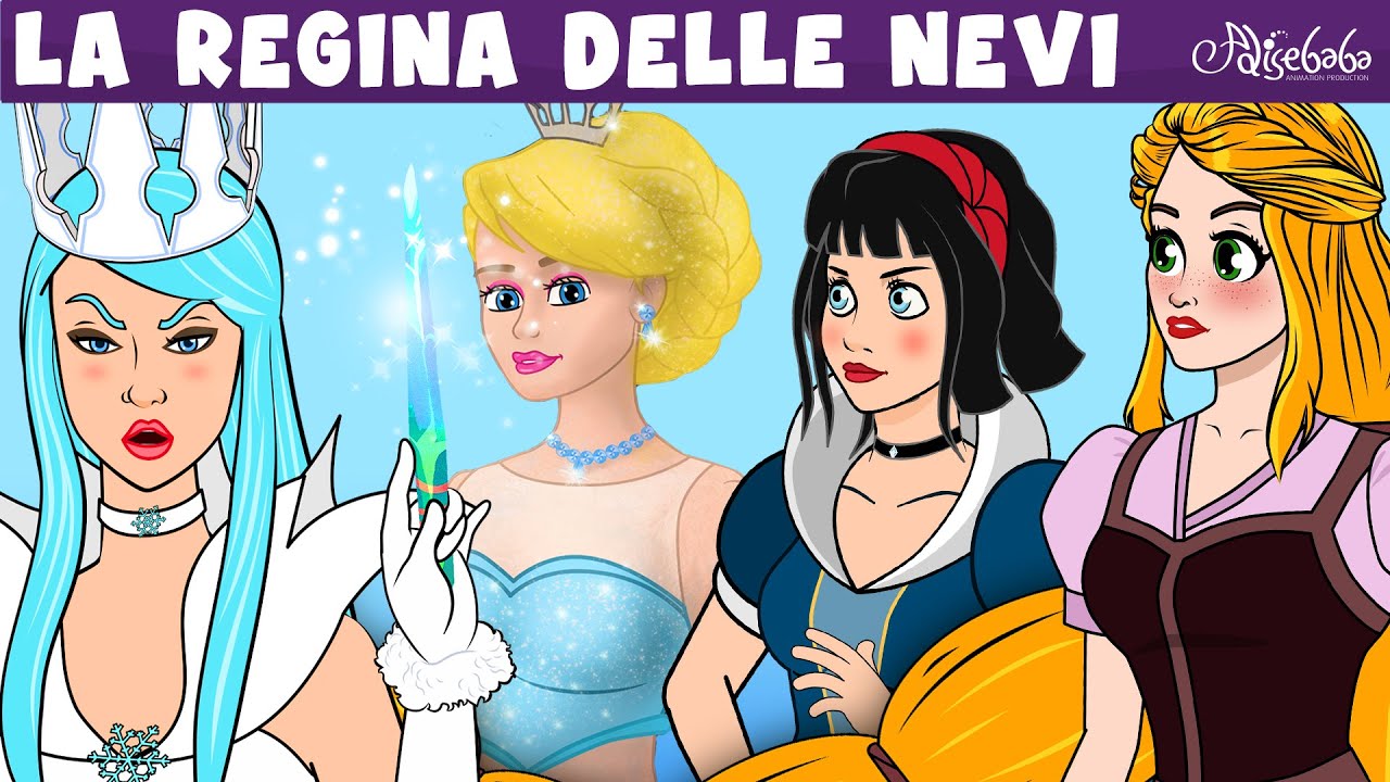 La Regina delle Nevi e 5 Principesse storie | Storie Per Bambini Cartoni Animati I Fiabe e Favole