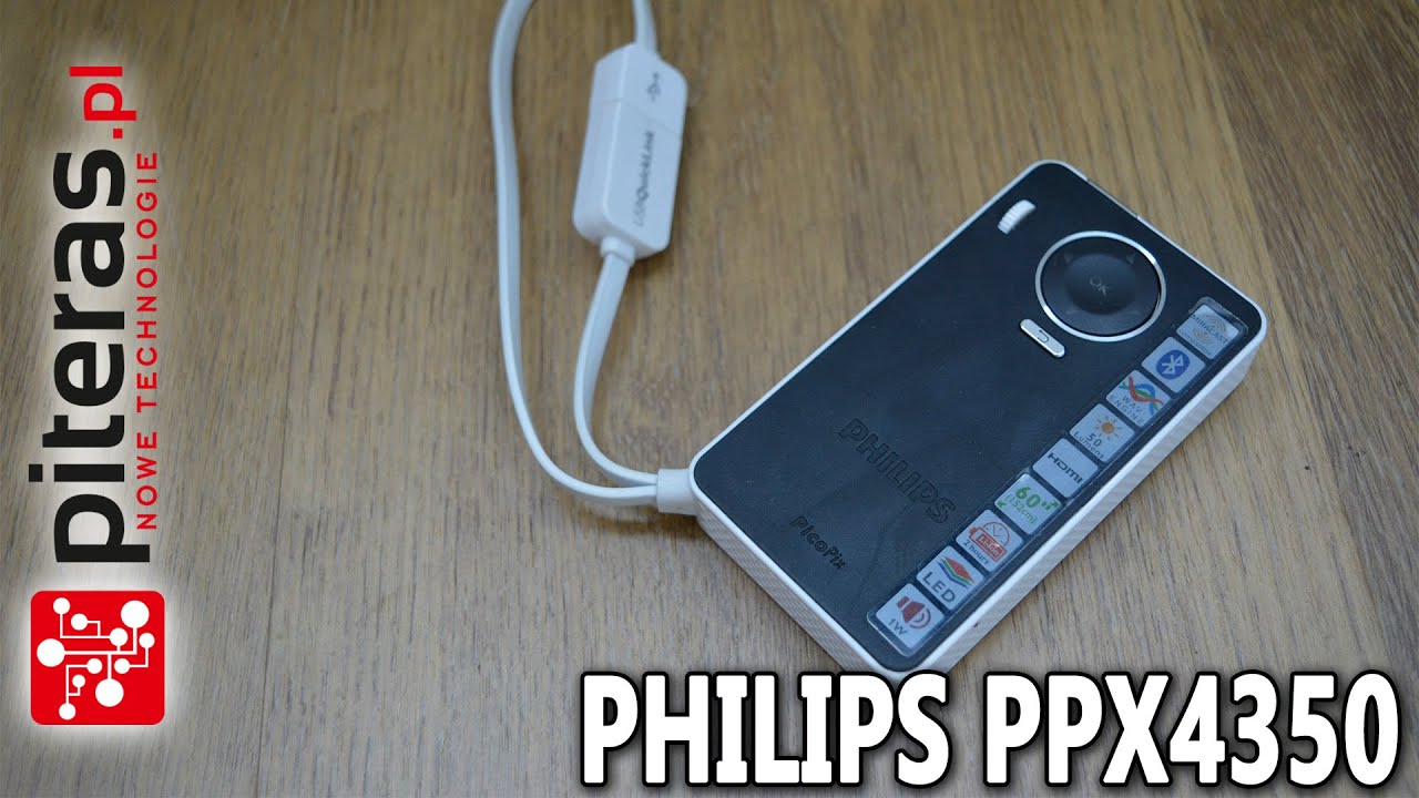 Pikoprojektor PHILIPS PPX 4350 Wireless - Recenzja - Test - Review PL