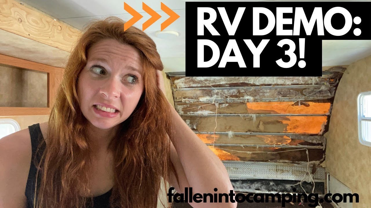 RV Water Damage Removal: Demo Day 3