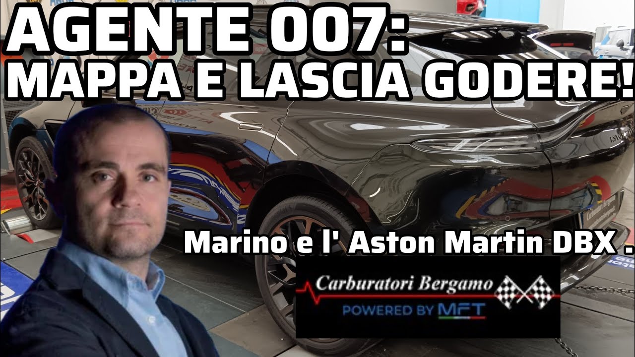 ASTON MARTIN DBX: TREMATE CRUCCHE... CON MARINO, CARBURATORI BERGAMO
